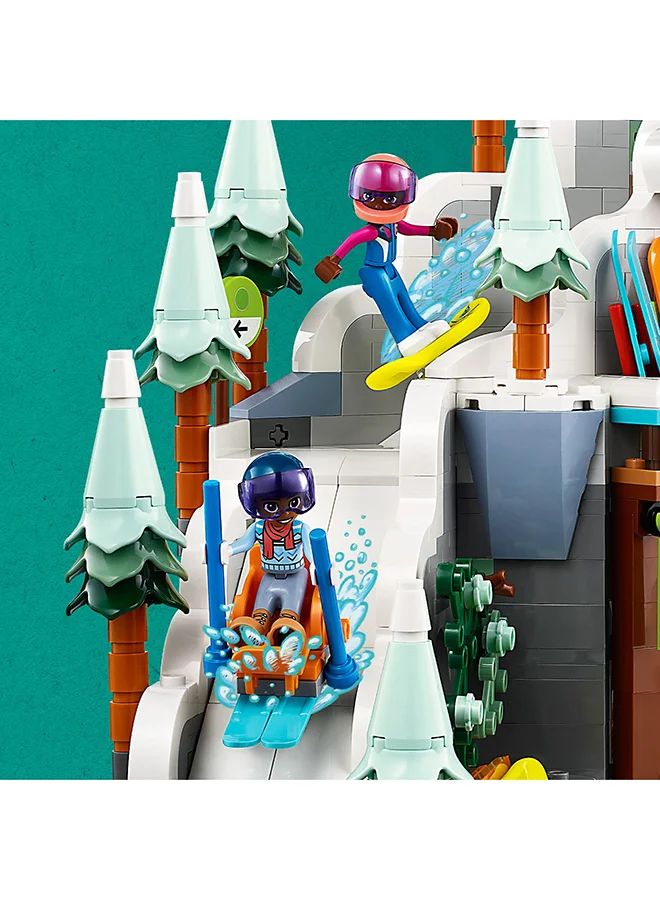 LEGO Friends Holiday Ski Slope And Café 41756 Building Toy Set; Creative Fun For Ages 9+ With 3 Mini-Dolls And Lots Of Accessories; A Gift For Kids Who Love Snow Sports Or Creative Play (980 Pieces)