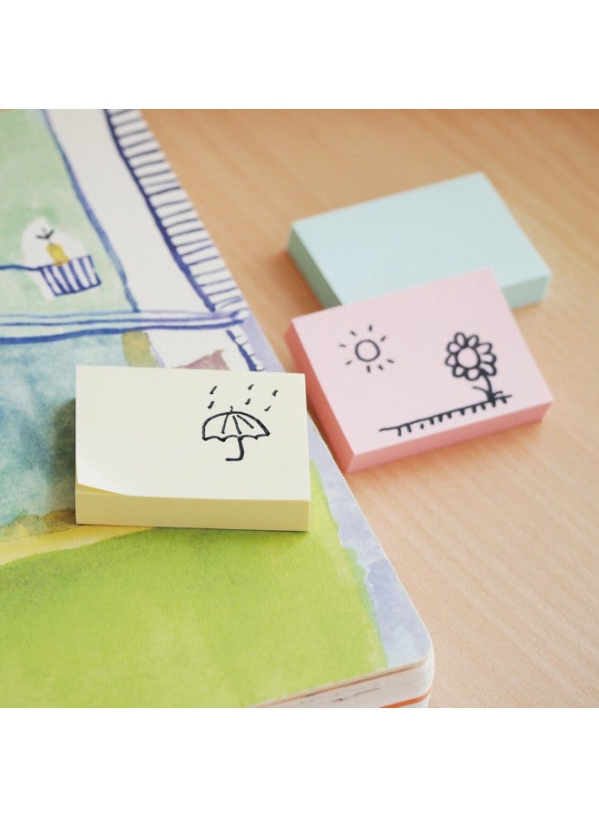 Stickn 6-Pack Reusable Eco-Friendly Sticky Notes/Notepads/Message Pads/Note Paper/Notebooks 76*76Mm 600 Sheets Blue 36507-J6 - Image 5