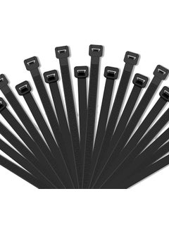 SCHOFIC SCHOFIC Cable Zip Ties Heavy Duty 300 MM Size 12 INCH Ultra Strong Plastic Polyamide Wire Ties with 120 Pounds Tensile Strength Nylon Tie Wraps with 72 MM Width BLACK 25  - Image 3