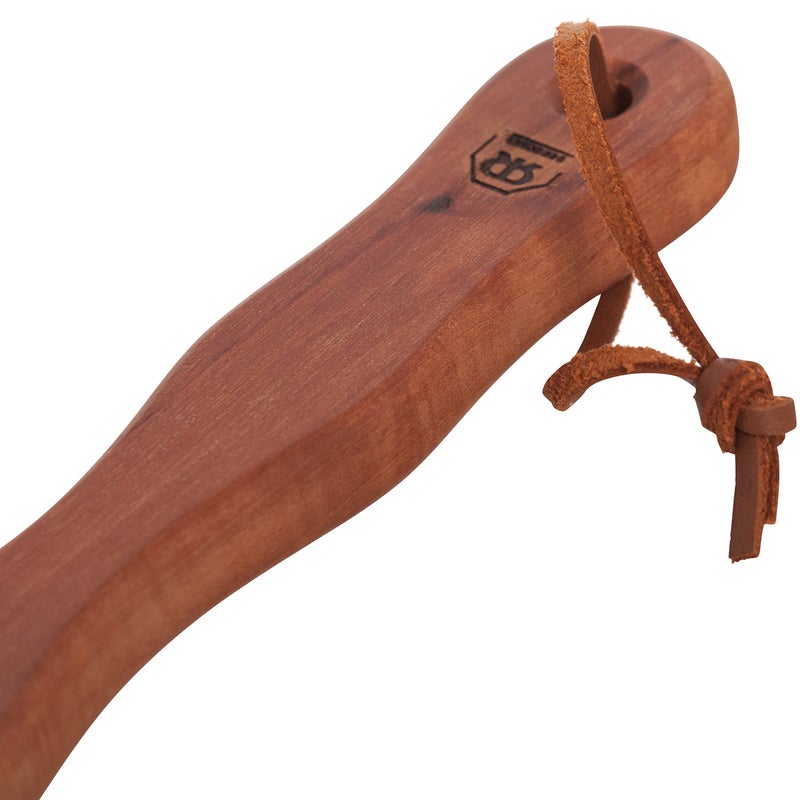 Redecker Clothes Brush with Pearwood Handle, 10-1/2 inches, Natural Bristles Clean Upholstery and All Types of Fabric Gently and Effectively, Hanging Loop for Storage, Made in Germany - Image 2