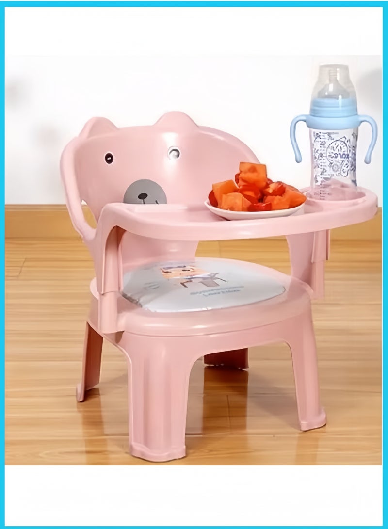 Berma Baby 2 in 1 Baby Multifunctional Feeding Chair Removable Food Tray Kids Anti Slip Dining Chair  - Image 2
