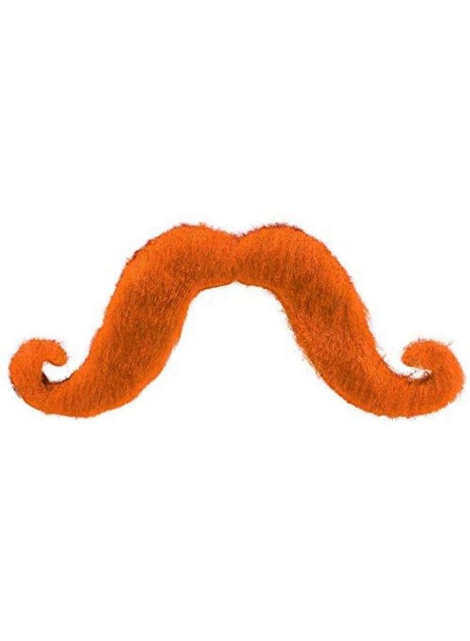 Amscan 39012205 Fun Felt Mustache Party Costume Orange - Image 1