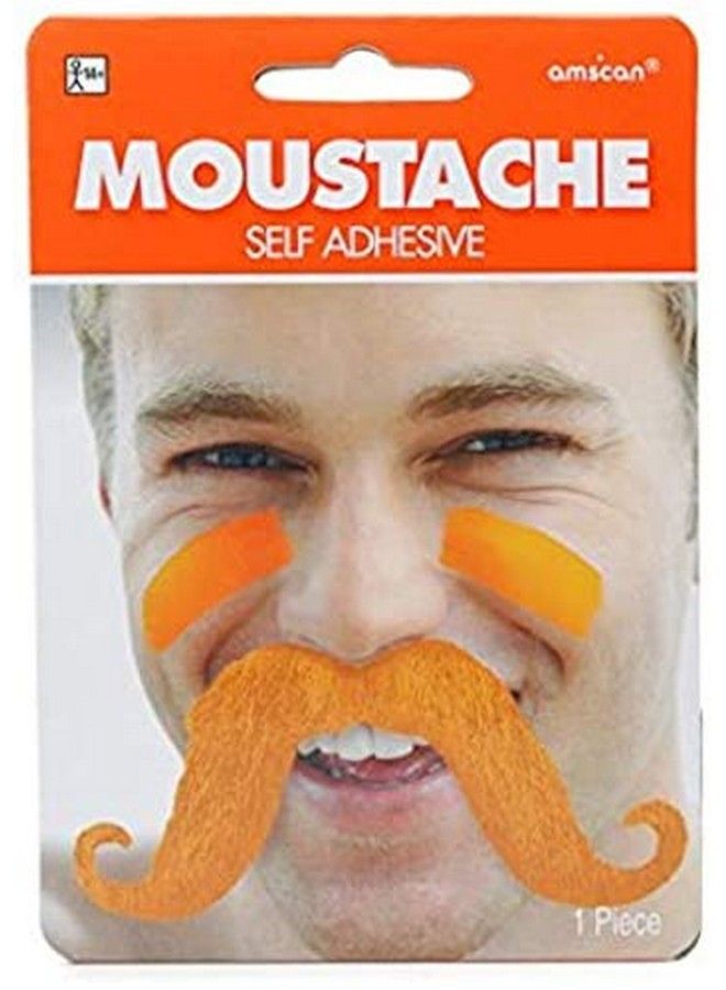 Amscan 39012205 Fun Felt Mustache Party Costume Orange - Image 4