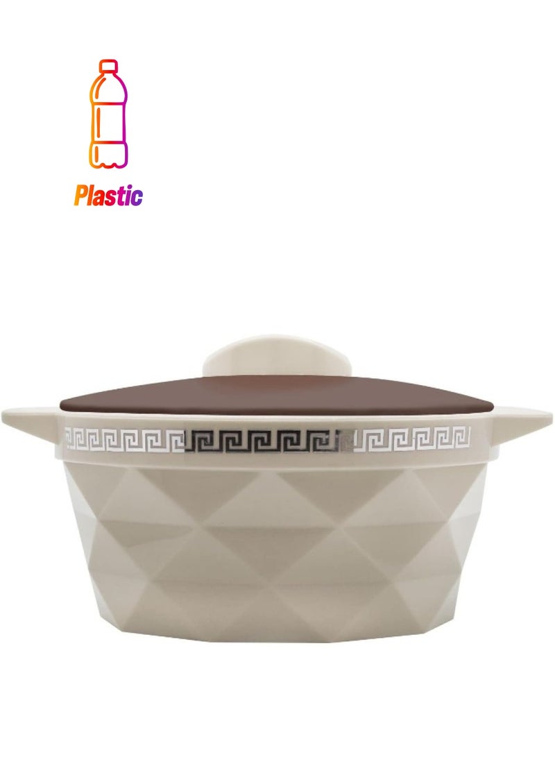 Home Box طاجن داخلي ستانلس ستيل بنمط الماس 8000 مل - Image 1