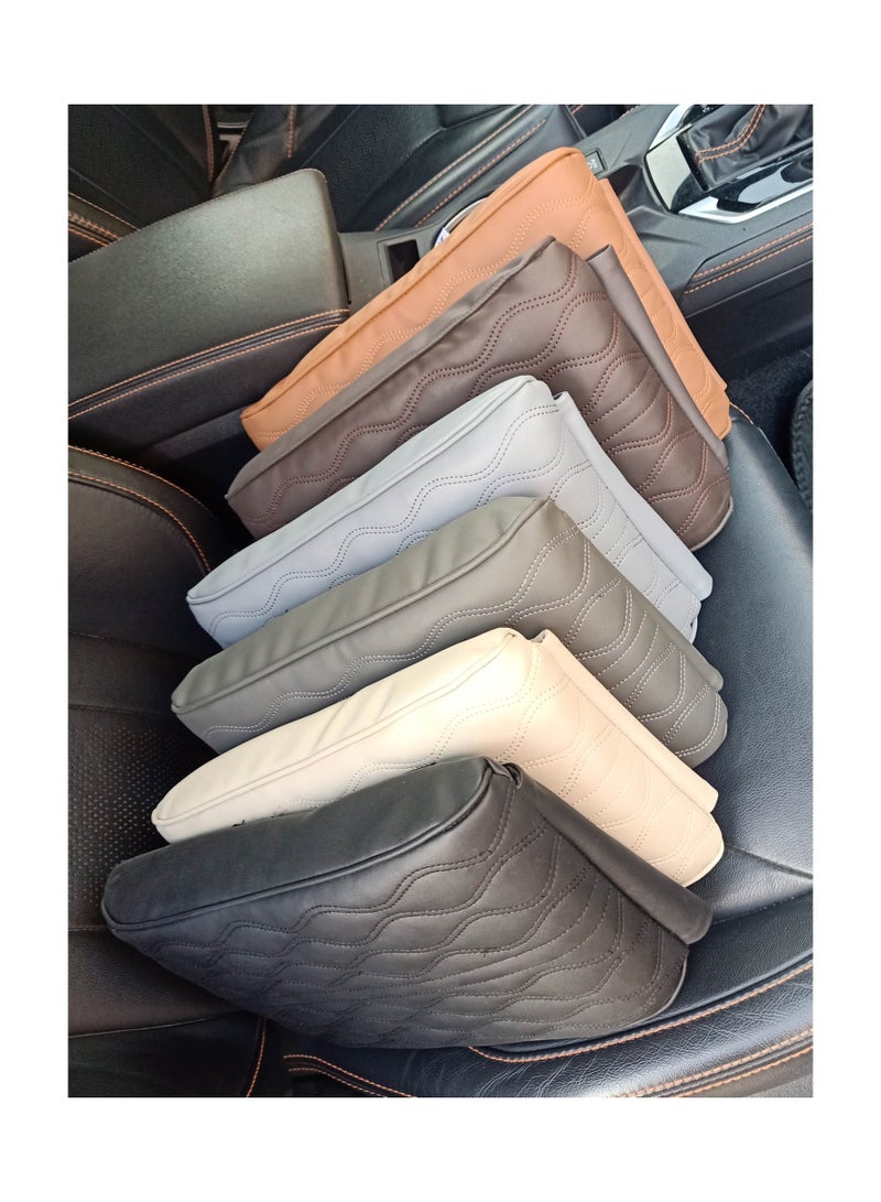 عسافكو  وسادة حماية مسند الذراع من الجلد والإسفنج من عسافكو مع زيادة الارتفاع - Image 2