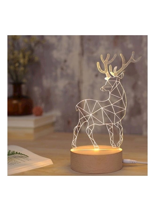 3D Bedside Table Lamp Yellow - Image 5