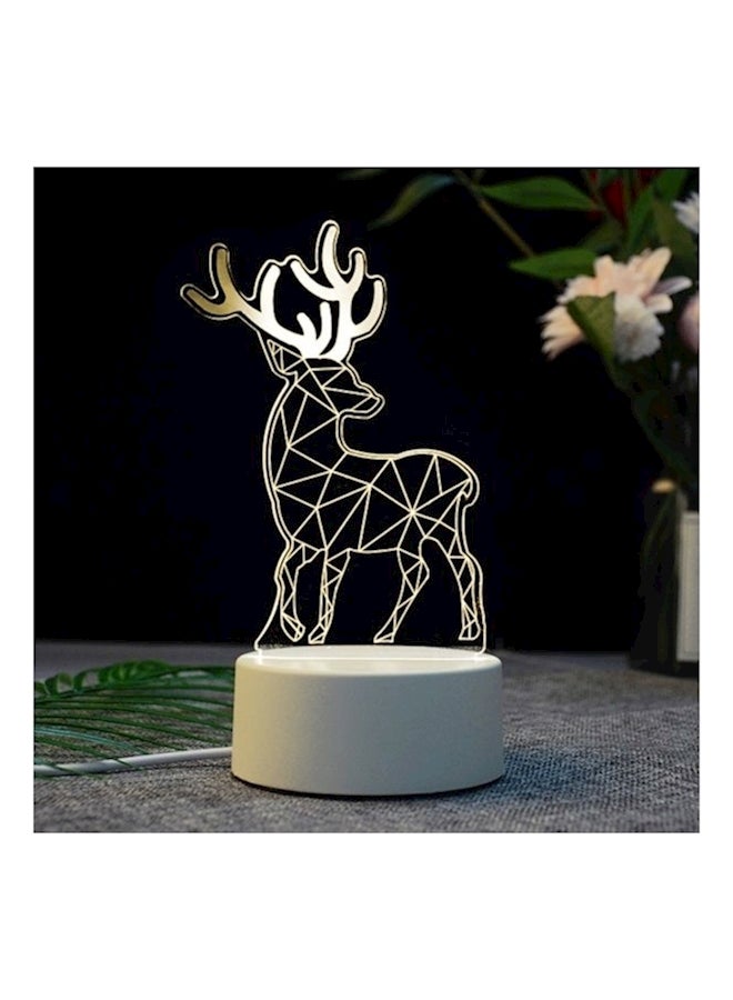 3D Bedside Table Lamp Yellow - Image 2