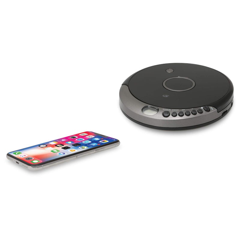 GPX PCB319B Portable Cd Player with Bluetooth, Includes Stereo Earbuds, Black - Image 5