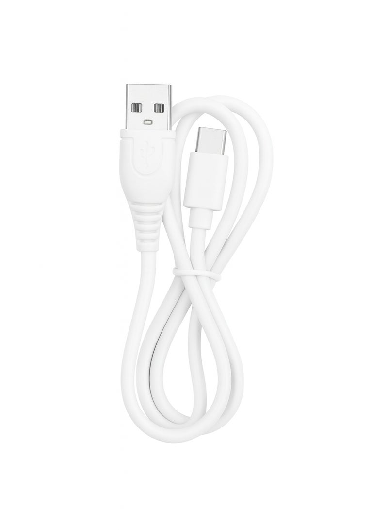 Top Type-C 2 USB Fast Wall Charger - 20W - Auto-ID Technology - Multiple Protections and High Performance - Compatible with All Devices - White - Image 2