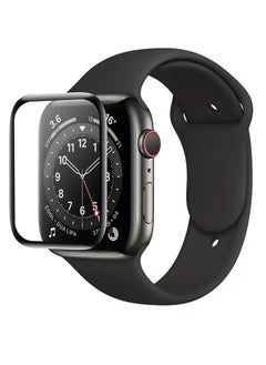 glassology Hard PC Case Compatible with Apple Watch Series 9 41mm with 9H Tempered Glass Screen Protector, Full Coverage, Touch Sensitive, Ultra-Thin HD Bumper Protective Cover clear  - Image 1