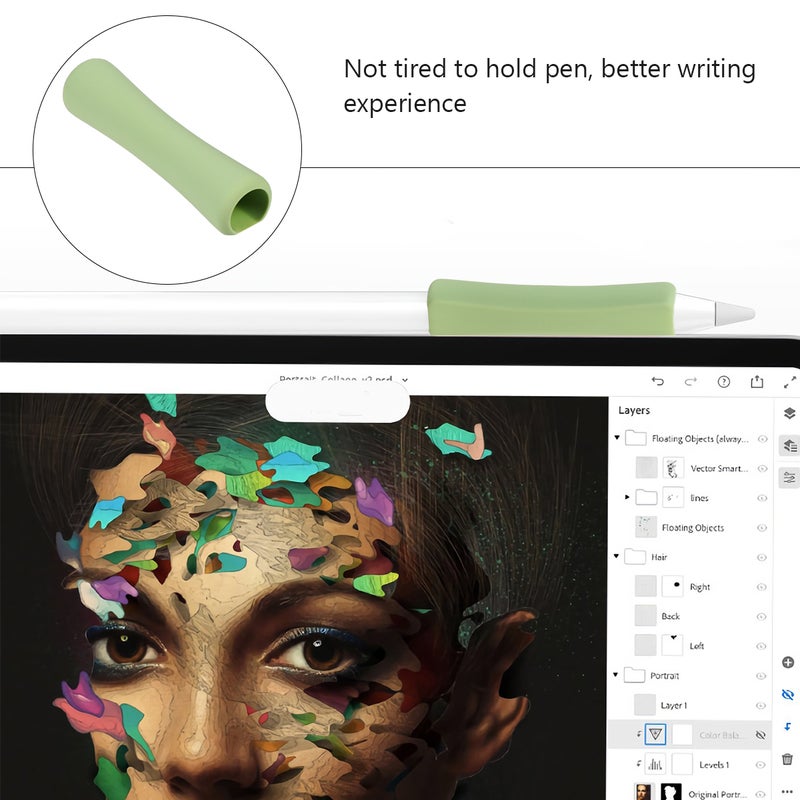 1 Pc Silicone Pencil Holder Sleeve Pencil Cover Compatible for Apple Pencil2 - Image 5