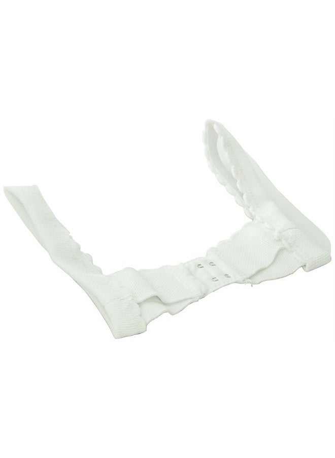 DMI Adjustable Upper Back Shoulder Support Brace Posture Perfect Band, For Men and Women, One Size Fits Most, White - Image 1