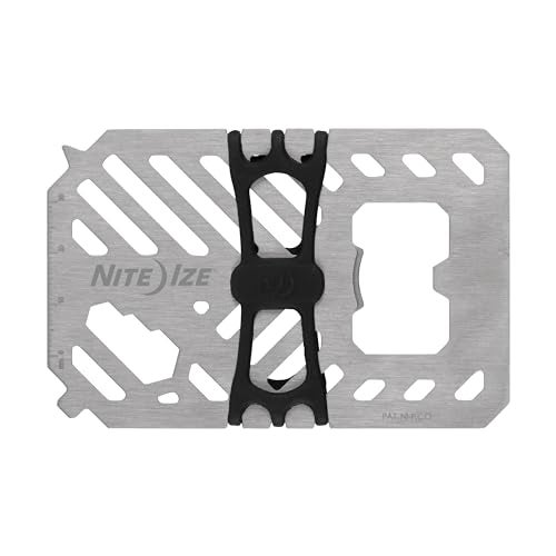Nite Ize Financial Multi Tool Wallet - Stainless Steel 7-in-1 Multi Tool - Travel Wallet for Men & Women - Bottle Opener, Screwdriver, Rulers & More - Silver - Image 3