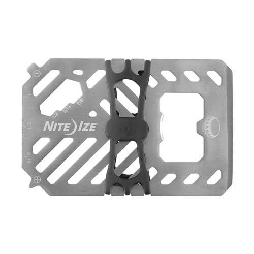 Nite Ize Financial Multi Tool Wallet - Stainless Steel 7-in-1 Multi Tool - Travel Wallet for Men & Women - Bottle Opener, Screwdriver, Rulers & More - Silver - Image 2
