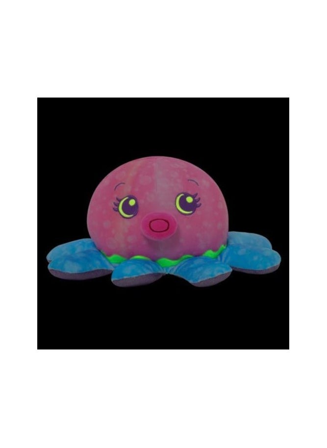 Happy Lines Gifts - Dream Beams glow in the dark -  Ola the octopus (12"/30cm) - Vacuum Pack w/ hangtag - Image 1