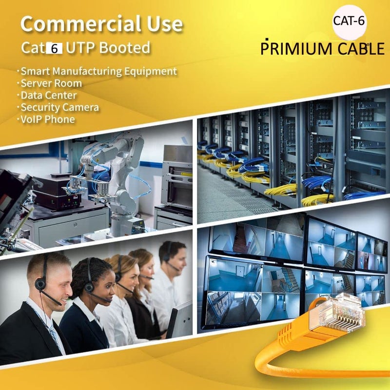 Ekaaz RJ45 CAT-6 Internet Network LAN Patch Cable (2 Meter Pack of 1, - Image 5