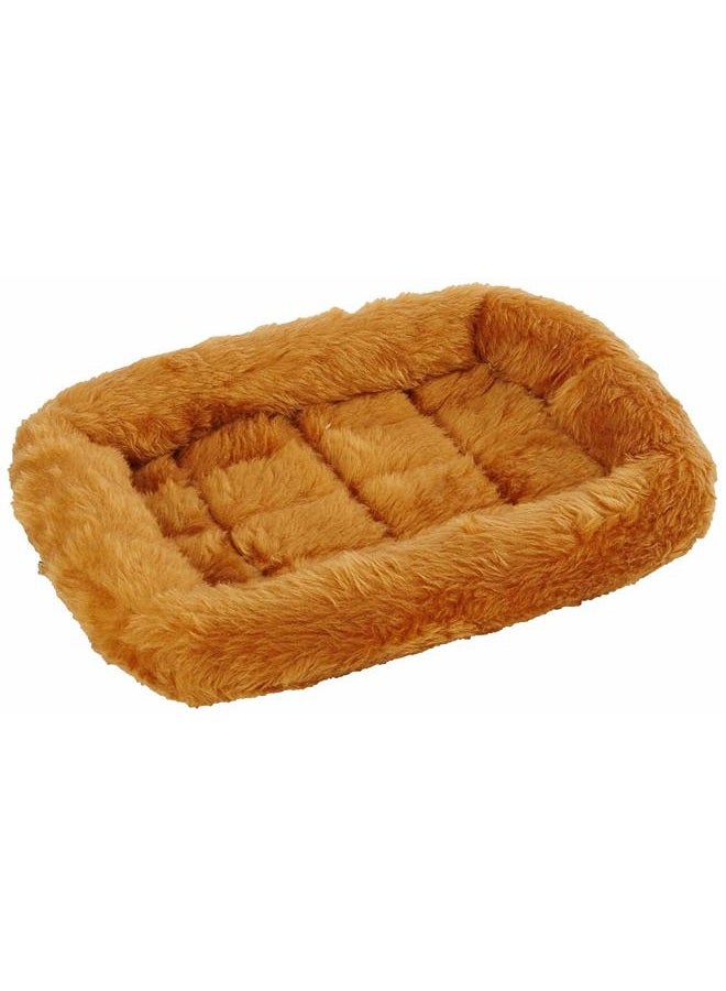 MidWest Homes for Pets 277192 سرير قفص الحيوانات الأليفة بفرو القرفة للحيوانات الأليفة (40218-CN) - Image 1