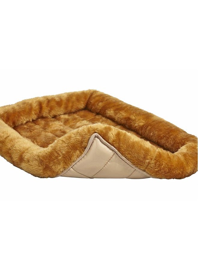 MidWest Homes for Pets 277192 سرير قفص الحيوانات الأليفة بفرو القرفة للحيوانات الأليفة (40218-CN) - Image 5