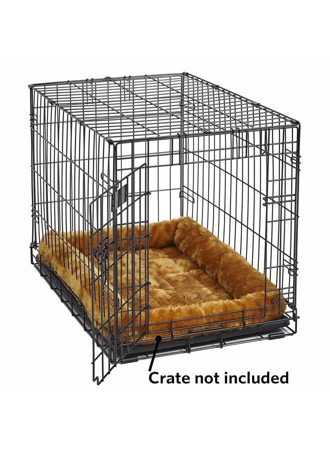 MidWest Homes for Pets 277192 سرير قفص الحيوانات الأليفة بفرو القرفة للحيوانات الأليفة (40218-CN) - Image 3