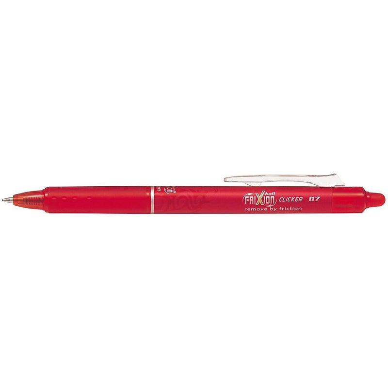 Pilot Frixion Erasable Press Pen, Red 0.7, 12-Pen Pack