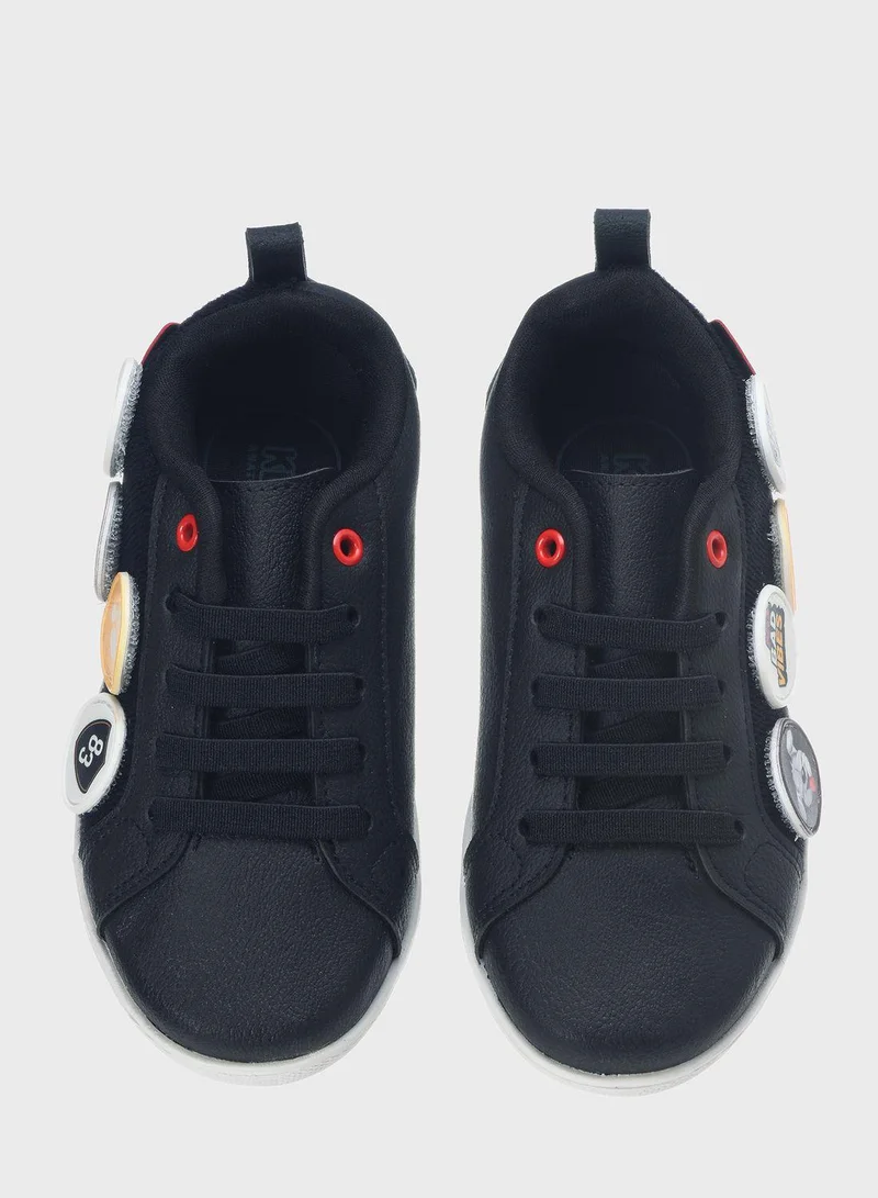Klin Kids Lace Up Low Top Sneakers
