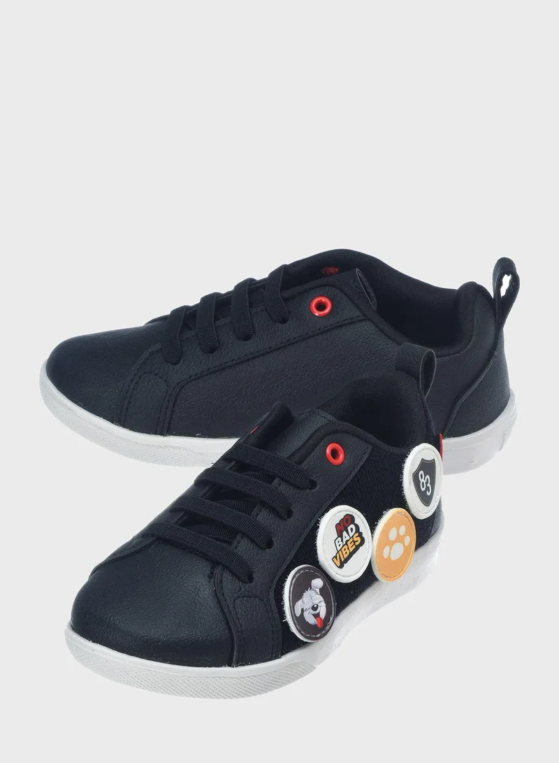 Klin Kids Lace Up Low Top Sneakers