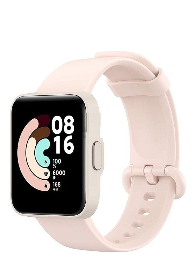 Silicone Replacement Sports Band Compatible with Xiaomi Mi Watch 2 Lite/Redmi 2 Red Hot Pink - Image 2