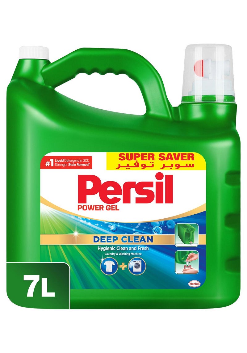 برسيل جل غسيل ملابس سائل بقوة مضاعفة وتقنية التنظيف العميق لتنظيف مثالي وعطر يدوم طويلاً، سعة ٧ لتر 7لتر