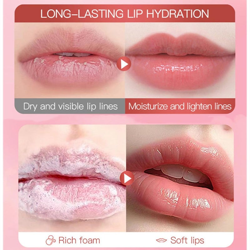 Classic modern blend design Peach Honey Foaming Lip Scrub Exfoliator, Moisturizing Lip Cleanser for Dry Lips, Gentle Lip Exfoliator Scrub & Moisturizer, Nourishing Lip Care for Smooth Soft Lips, 3 Pack 10g Each Consistent steady quality Compact design Integrated warehouse solution Modern warehouse management Updated modern design Locally packed stock Periodic stock arrangement Flexible varied design Easy assemble alternatives UV resistant All user friendly build One piece build Batch uniform stable quality On-demand local restock Transparent body Global sizing options Reliable durability Market popular practical build Easy clean surface Dense area priority deliver Consistent single item quality Fine polished finish Popular trusted craftsmanship Market demand focused build - Image 5