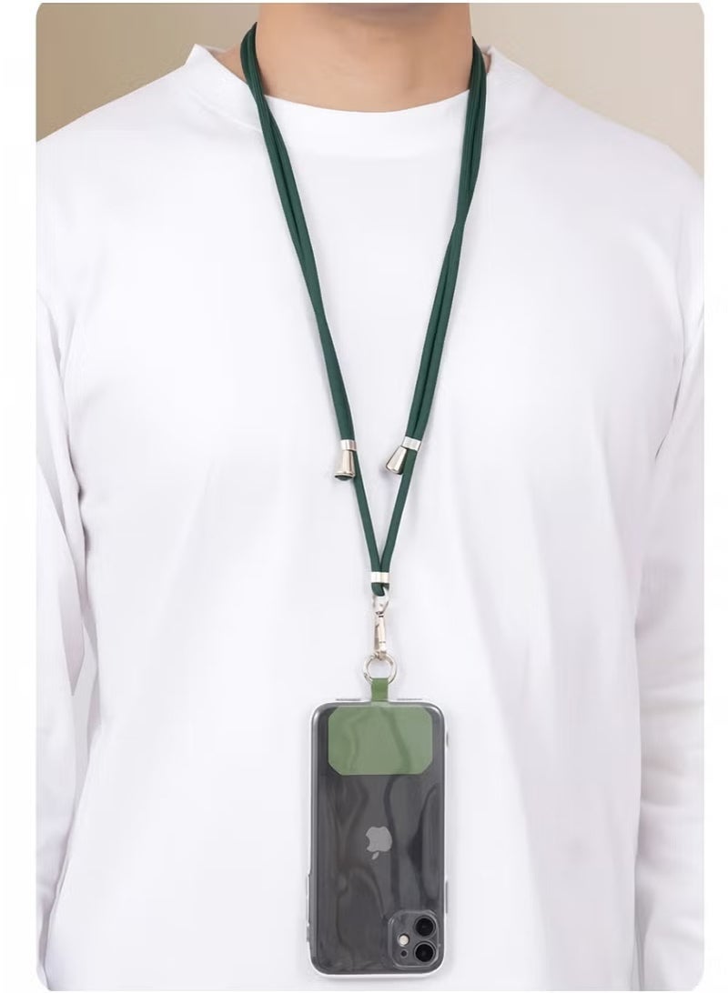 Universal Phone Lanyard with Adjustable Nylon Crossbody Strap for Most Smartphones（Black）  - Image 5