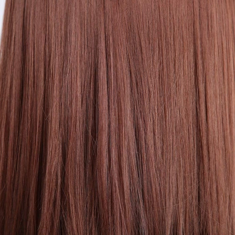 Practice Hair Mannequin Head, Salon Training Head Mannequin with Look and Feel High Temperature Hairdressing Practice Tools for Hair Styling Practice (plastic 4) - Image 1