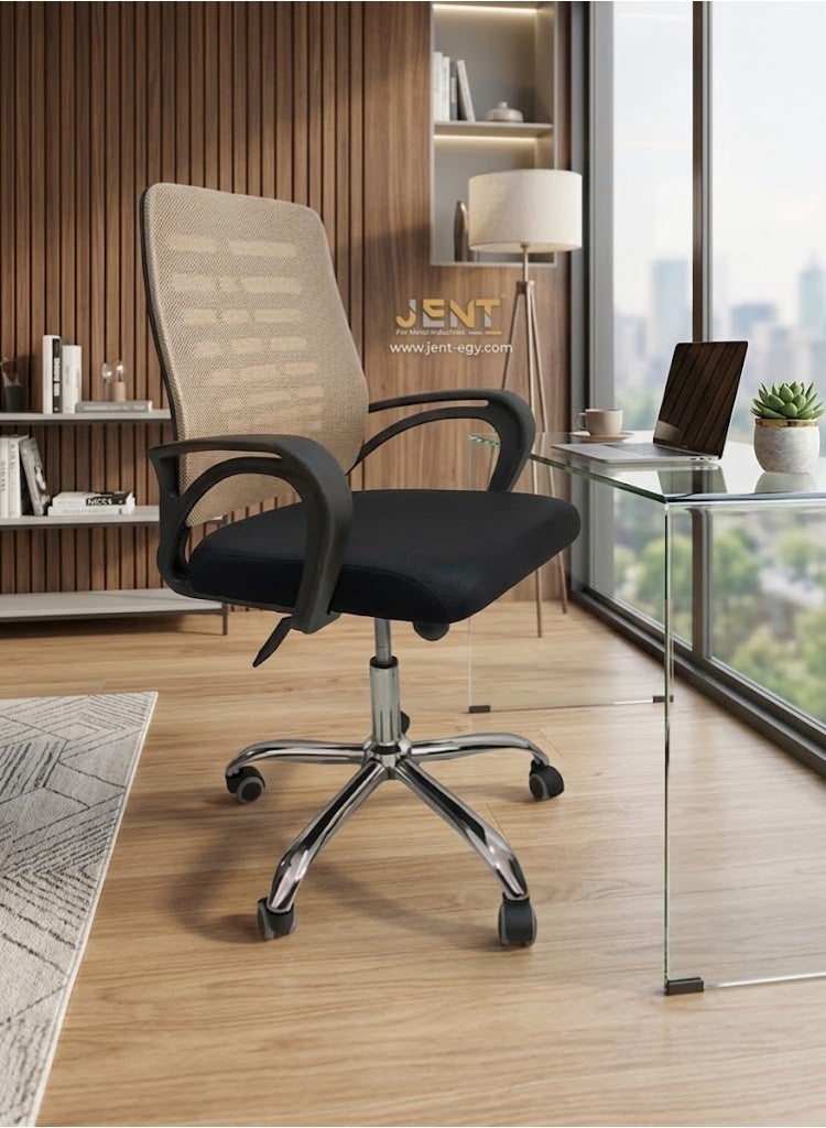 JENT 3011 BG – Swivel Office Chair - Image 1