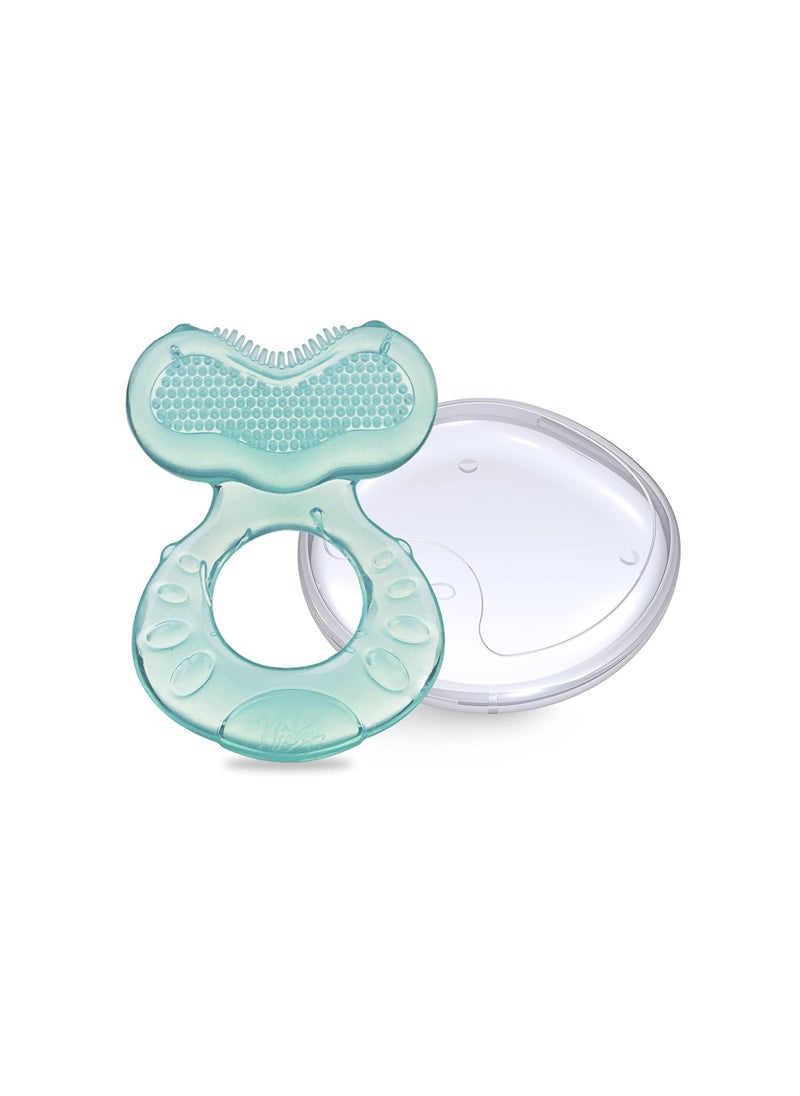 Nuby soft silicone teether with bristles to protect children's teeth  - Image 1