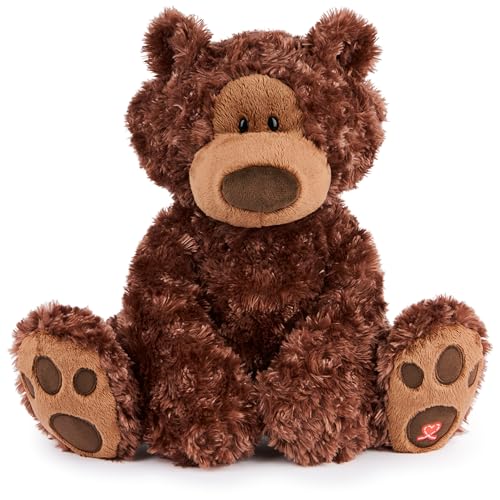 GUND Philbin Classic Teddy Bear Premium Stuffed Animal for Ages 1 and Up Chocolate Brown 18 - Image 1