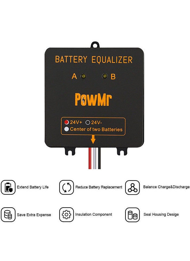 Generic - 24V Battery Equalizer Battery Balancer ReCharger Controller For LeadAcid Batteries Bank System - Image 1