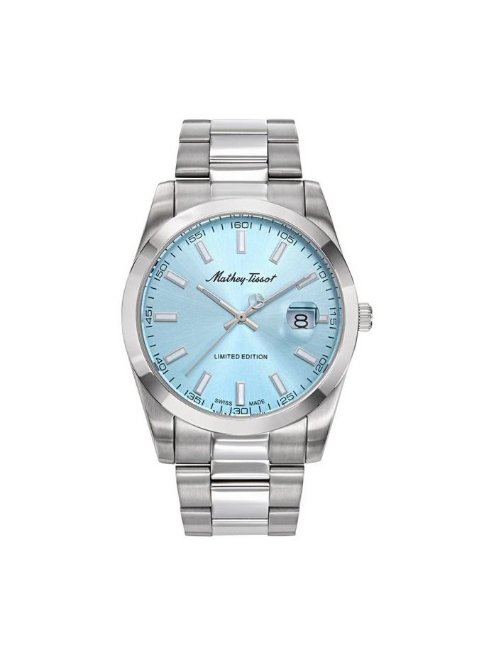 Mathey-Tissot Mathey-Tissot H451BU & D451BU Mathy I LE Couple's Quartz Watch (Pair)  - Image 2