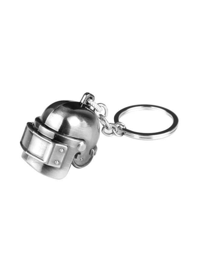 NIBEMINENT PUBG Battleground Three Level Helmet Car Keychain
