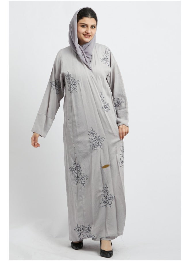 Evva Luxury Saudi Abaya for Women – Elegant Open Front Modest Wear in Premium Fabric – Ideal for Ramadan, Eid, and Everyday Elegance 
