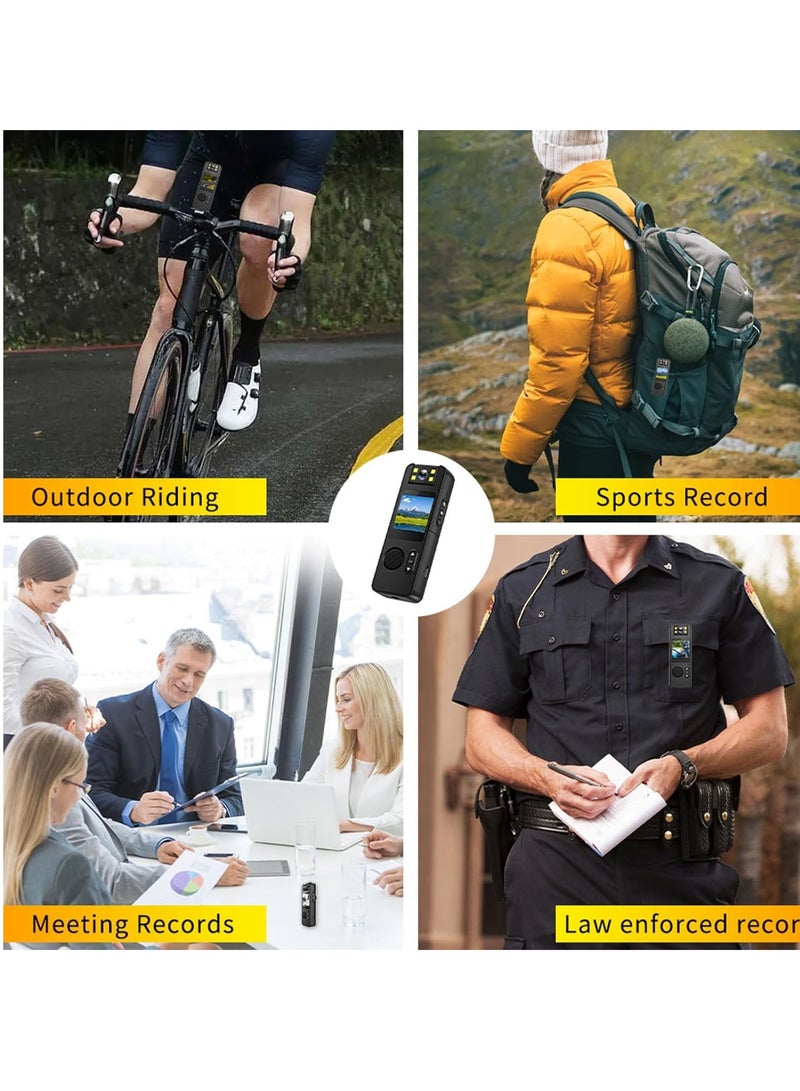 Body Camera, Portable Small Personal Camcorder, 1080P HD Video, with 1/4 Inch Thread Magnetic Back Clip, Mini Body Camera, Pocket Camcorder - Image 5