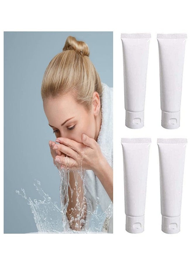 NARAMAX 20PCS 80ml/2.7oz Empty White Plastic Soft Tubes Squeeze Bottles with Flip Cap Travel Cosmetic Makeup Facail Cleaner Lotion Toiletries Sample Container Storage Pot Jar Vials Dispenser - Image 4