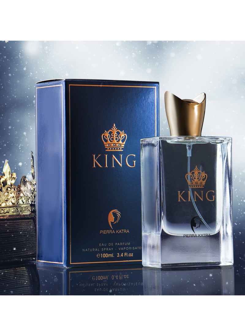 Pierra Katra King For Men Eau De Parfum - 100ML  - Image 2