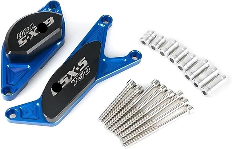 Blue Engine Crash Pad Frame Slider Protector لسوزوكي GSX S750 GSXS750 - Image 2