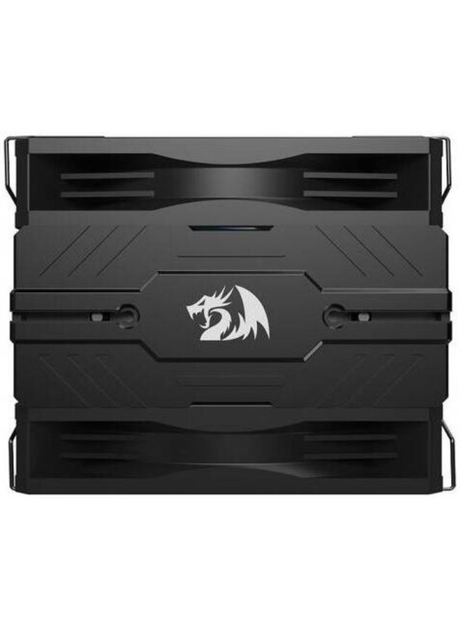 Redragon CC-2177 CPU Air Cooler, 260w TDP, 5 Copper Heat Pipes Dual-Tower, 1600 Fan RPM, ARGB Dual Fans Support platform LGA 1700/1200/115X/1366AMD AM5/AM4, Black | CC-217 - Image 4