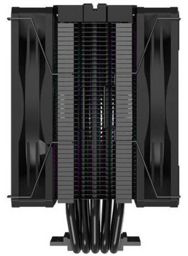 Redragon CC-2177 CPU Air Cooler, 260w TDP, 5 Copper Heat Pipes Dual-Tower, 1600 Fan RPM, ARGB Dual Fans Support platform LGA 1700/1200/115X/1366AMD AM5/AM4, Black | CC-217 - Image 5