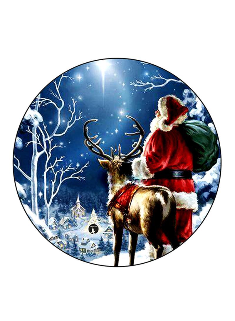 RKN Santa Claus Printed Pin Multicolour - Image 1