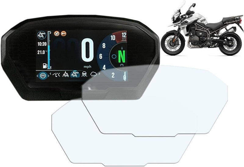 QASULER Motorcycle Dashboard Screen Protector - Image 1