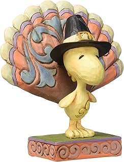 Peanuts Jim Shore Woodstock Turkey Figurine - Image 1