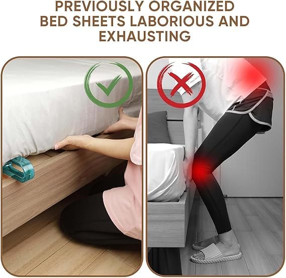 AILEXIM Premium 11 inch 1Pcs Bedsheet Tucker Tool for Bed Making | Double Bed Mattress Lifter and Bed Sheet Tucking Tool for Elderly, Pregnant Women & Back Pain | Durable ABS Plastic - Image 5
