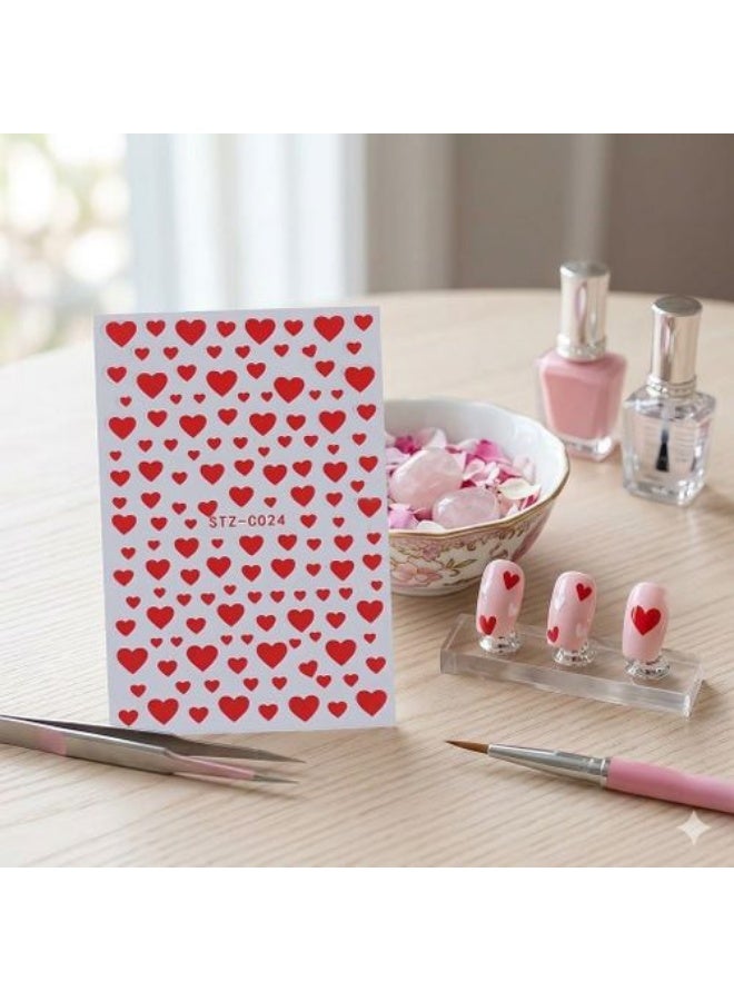 Modern nail stickers - 3D for an attractive look in the nail basin - High quality sticker compatible with nail polish and gel. - Image 2