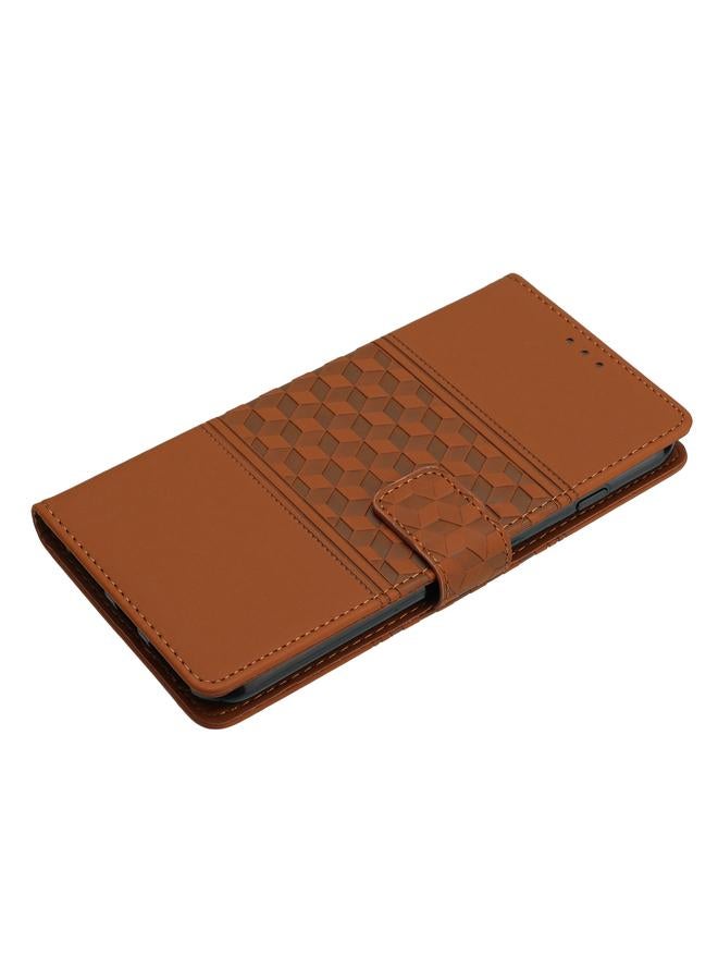 Zaboon Case For iPhone 12 Pro Diamond Embossed Skin Feel Leather Phone Case with Lanyard - Image 4